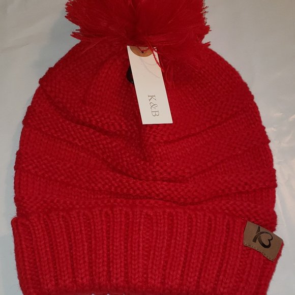 Kb Red Big Tall Oversized Beanie | Poshmark